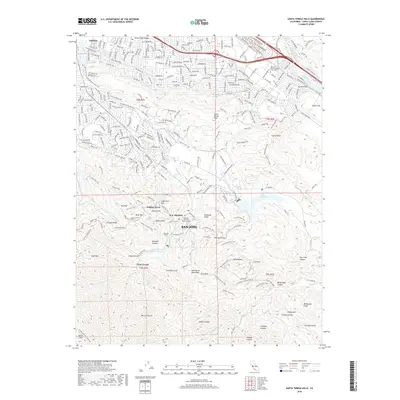 2018 Map of Santa Teresa Hills, 2018 Print