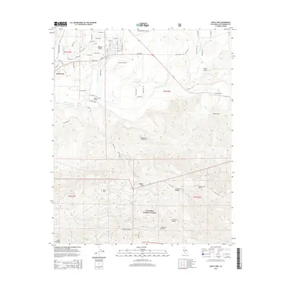 2015 Map of Santa Ynez, 2015 Print