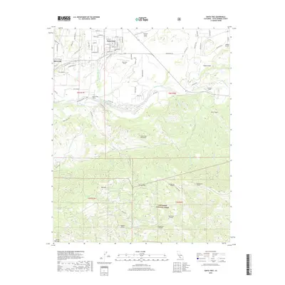 2018 Map of Santa Ynez, 2018 Print
