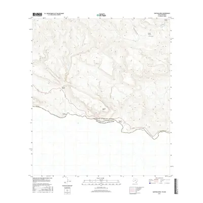 2016 Map of Santana Mesa, 2016 Print