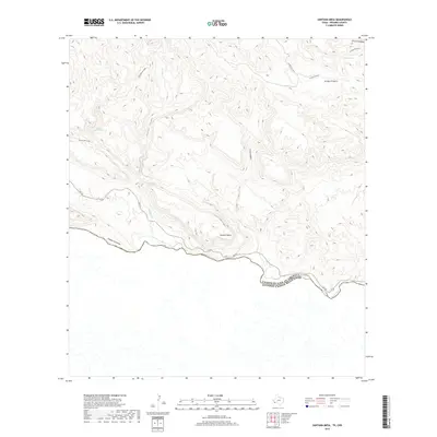 2019 Map of Santana Mesa, 2019 Print