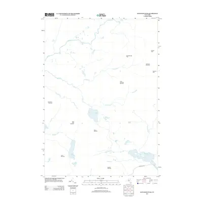 2013 Map of Santanoni Peak, 2013 Print