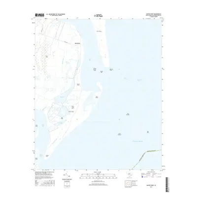 2017 Map of Santee Point, 2017 Print