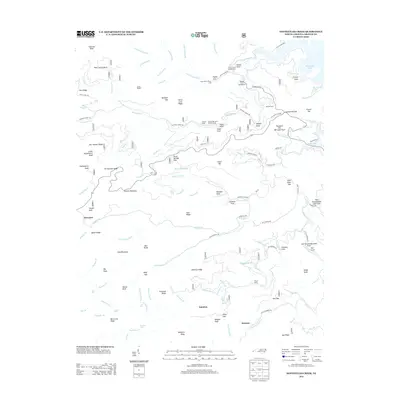 2013 Map of Santeetlah Creek, 2013 Print