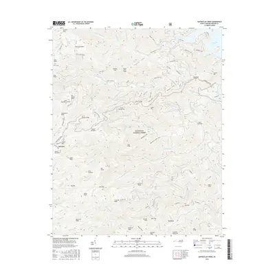 2016 Map of Santeetlah Creek, 2016 Print