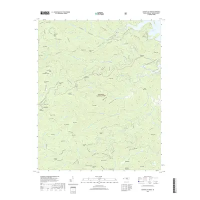 2019 Map of Santeetlah Creek, 2019 Print