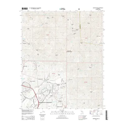 2015 Map of Santiago Peak, 2015 Print
