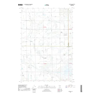 2019 Map of Santiago, 2019 Print