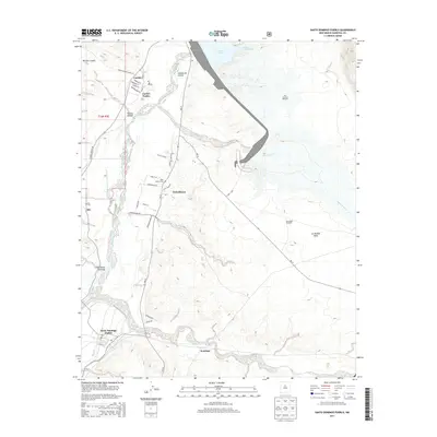 2013 Map of Santo Domingo Pueblo, 2013 Print