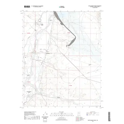 2020 Map of Santo Domingo Pueblo, 2020 Print