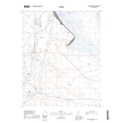 2023 Map of Santo Domingo Pueblo, 2023 Print