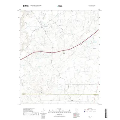 2019 Map of Santo, 2019 Print