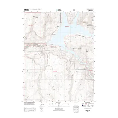 2013 Map of Sapinero, 2013 Print