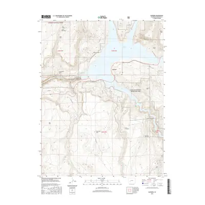 2016 Map of Sapinero, 2016 Print