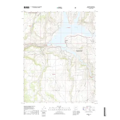 2019 Map of Sapinero, 2019 Print
