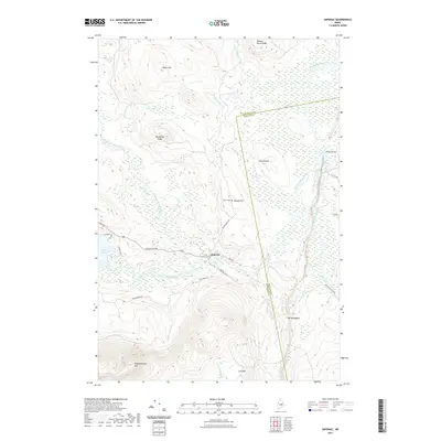 2021 Map of Saponac, 2021 Print