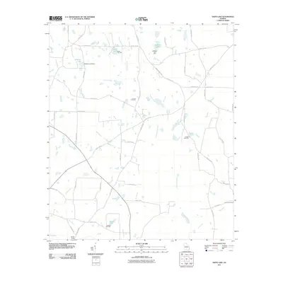 2011 Map of Sapps Lake, 2011 Print