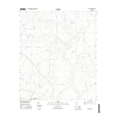 2017 Map of Sapps Lake, 2017 Print