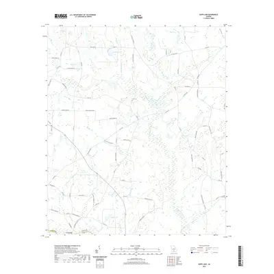 2020 Map of Sapps Lake, 2020 Print