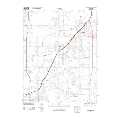 2010 Map of Sapulpa North, 2010 Print