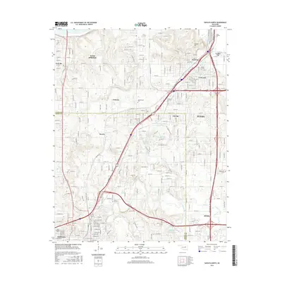 2016 Map of Sapulpa North, 2016 Print