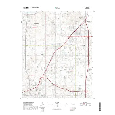 2018 Map of Sapulpa North, 2018 Print