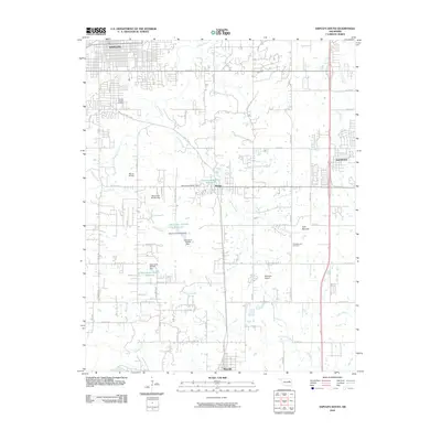 2010 Map of Sapulpa South, 2010 Print
