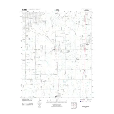 2013 Map of Sapulpa South, 2013 Print