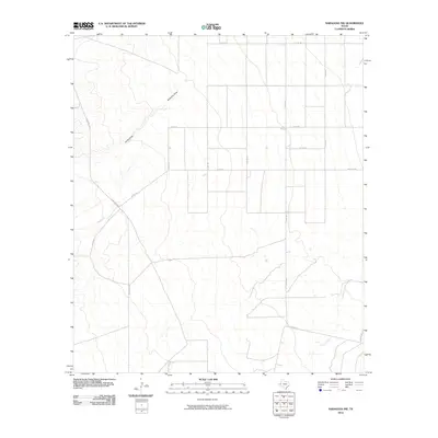 2010 Map of Saragosa NW, 2010 Print