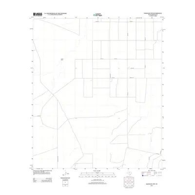 2013 Map of Saragosa NW, 2013 Print