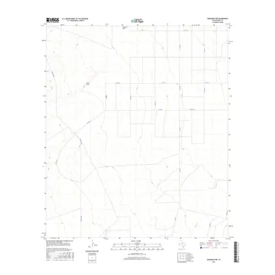 2016 Map of Saragosa NW, 2016 Print