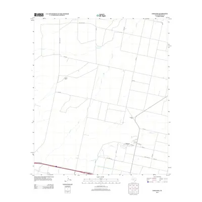 2013 Map of Saragosa, 2013 Print
