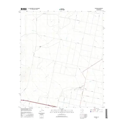 2016 Map of Saragosa, 2016 Print