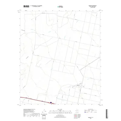 2019 Map of Saragosa, 2019 Print