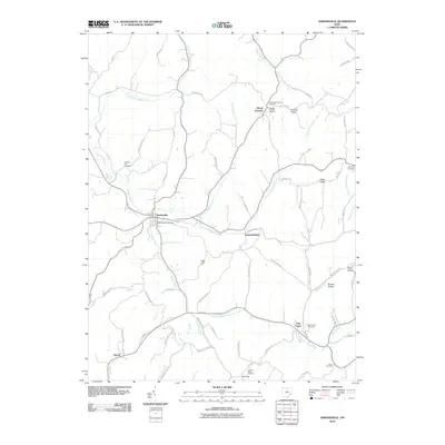 2010 Map of Sarahsville, 2010 Print