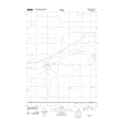 2011 Map of Saranac, 2011 Print
