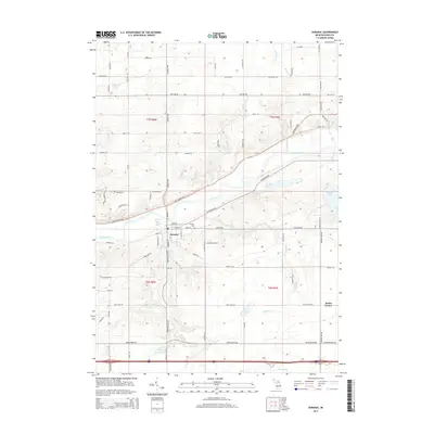 2014 Map of Saranac, 2014 Print