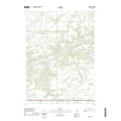 2023 Map of Saranac, 2023 Print