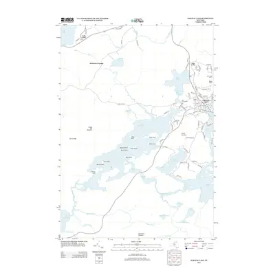 2013 Map of Saranac Lake, 2013 Print
