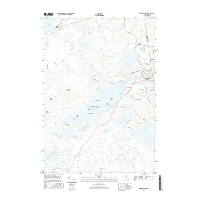 2016 Map of Saranac Lake, 2016 Print