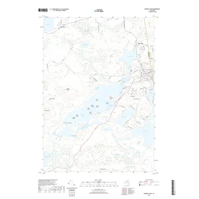 2019 Map of Saranac Lake, 2019 Print