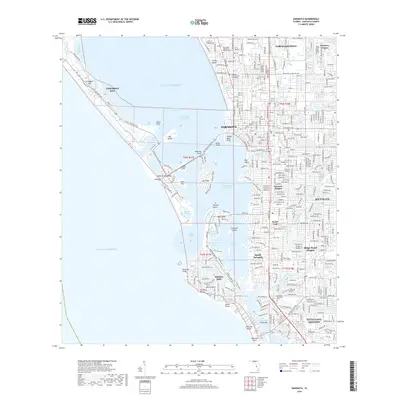 2018 Map of Sarasota, 2018 Print