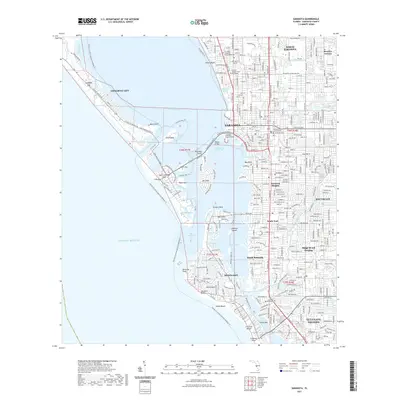 2021 Map of Sarasota, 2021 Print