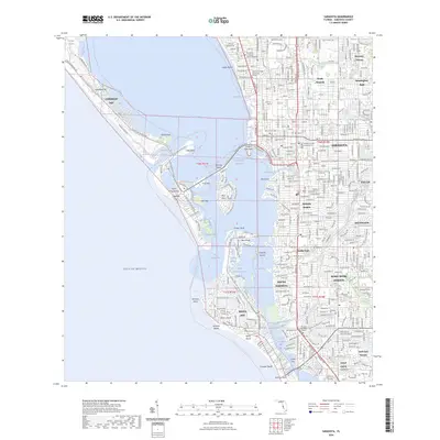 2024 Map of Sarasota, 2024 Print