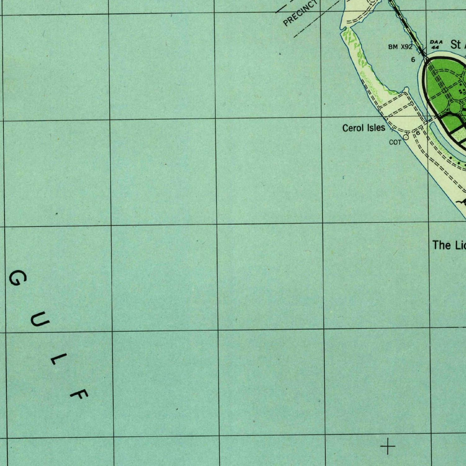 1944 Map of Sarasota, FL — High-Res | Pastmaps
