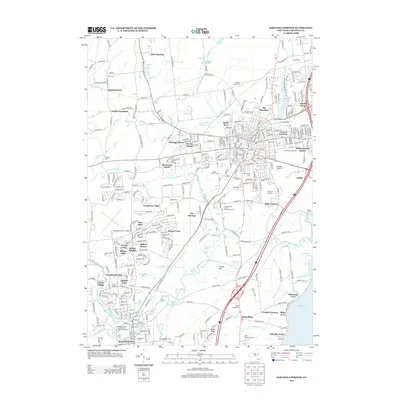 2013 Map of Saratoga Springs, 2013 Print