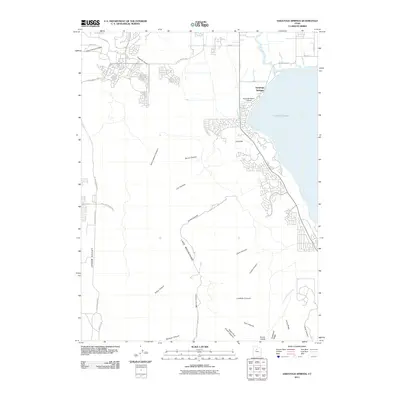 2011 Map of Saratoga Springs, 2011 Print