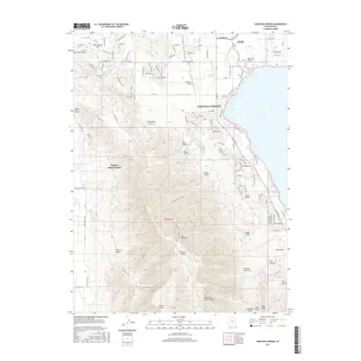 2017 Map of Saratoga Springs, 2017 Print