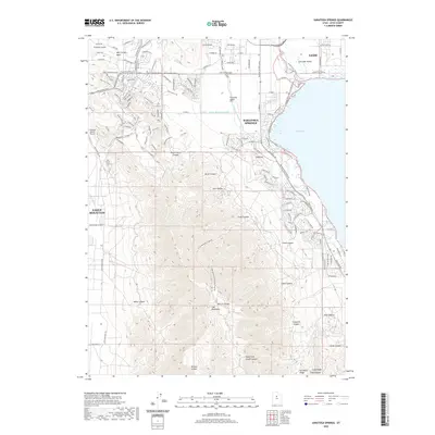 2020 Map of Saratoga Springs, 2020 Print
