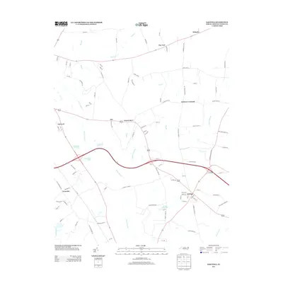 2013 Map of Saratoga, 2013 Print